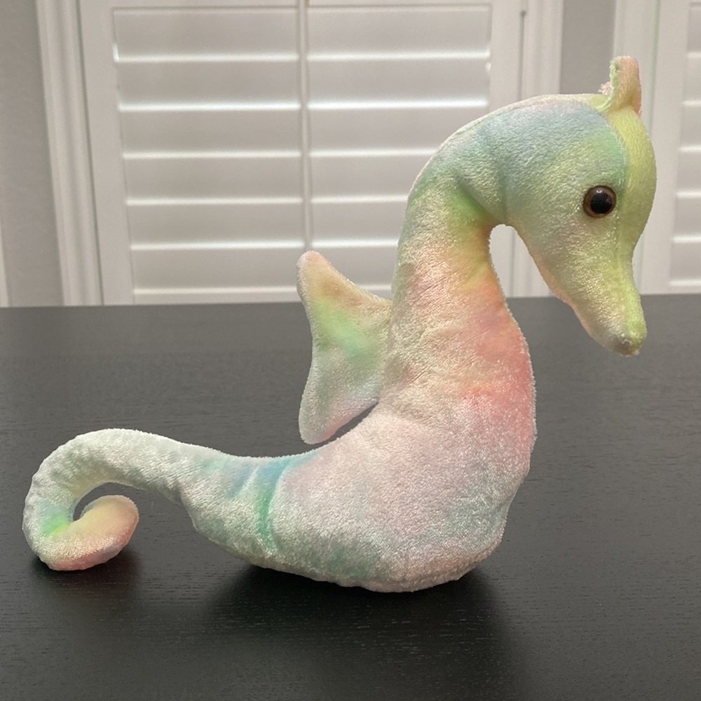 TY Beanie Baby “Neon” the Rainbow Seahorse - 1999 - Picture 6 of 6